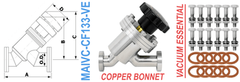 1.33" OD Conflat Manual Angle Inline Valve (MAIVC-CF133-VE)