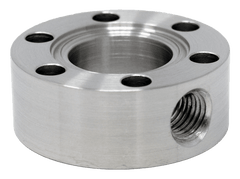 1.33" OD Conflat With (1) Female NPT Side Port (133DxSP06)