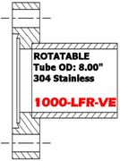 10" Conflat Half Nipple Rotatable (1000-LFR-VE)