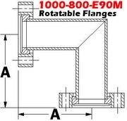 10" CF Mitered Elbow (1000-800-E90M)