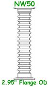 10" Flexible Metal Hose (NW50-200-MH10-OS)