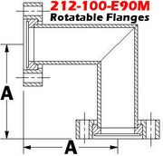 2.12" CF Mitered Elbow (212-100-E90M)