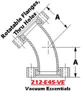 2.12" OD CF 45° Elbow (212-E45-VE)