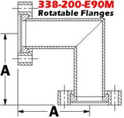 3.38" CF Mitered Elbow (338-200-E90M)