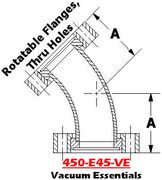 4.50" OD CF 45° Elbow (450-E45-VE)