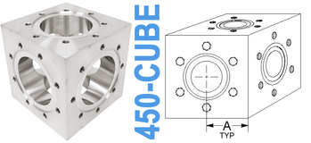 4.50" OD Conflat Cube (450-CUBE)