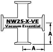 4-Way Cross - NW25 (NW25-X-VE)