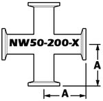 4-Way Cross - NW50 (NW50-200-X)