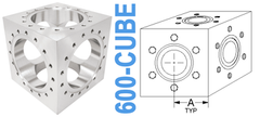 6.00" OD Conflat Cube (600-CUBE)