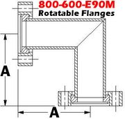 8.00" CF Mitered Elbow (800-600-E90M)