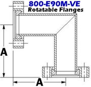 8.00" CF Mitered Elbow (800-E90M-VE)