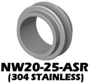 Stainless Adaptive Centering Ring NW20 to NW25 (NW20-25-ASR)