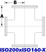 ISO200 to ISO160 Reducing Cross (ISO200xISO160-X)