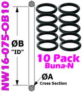 NW16 Buna-N O-Rings (NW16-075-OB10)