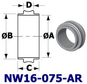 NW16 Centering Ring Without O-Ring (NW16-075-AR)