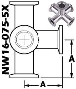 5-WAY Cross, NW16 (NW16-075-5X-OS)