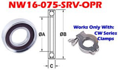 NW16 Overpressure & Centering Ring Assembly (NW16-075-SRV-OPR)