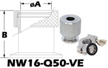 NW16 Quick Coupling To 1/2 OD Tube Size (NW16-Q50-VE)