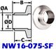 NW16 Short Weld Flange (NW16-075-SF-OS)