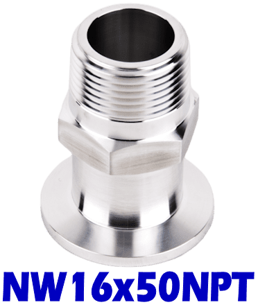 NW16 to 1/2" Male NPT (NW16x50NPT)