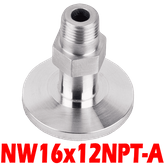 NW16 to 1/8" Male NPT (NW16x12NPT-A)