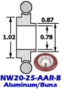 NW40 Centering Ring Without O-Ring (NW40-150-SR)