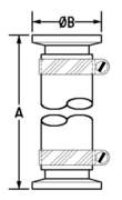 NW25 to 48 PVC Tubing (NW25-PVC48-VE)