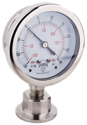 NW25 to Compound Vacuum/Pressure Gauge (NW25-100-CG)