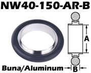 NW40 Centering Ring (NW40-150-AR-B)