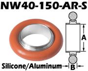 NW40 Centering Ring (NW40-150-AR-S)