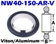 NW40 Centering Ring (NW40-150-AR-V-OS)