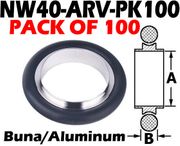 NW40 Centering Ring (NW40-ARV-PK100)