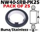 NW40 Centering Ring (NW40-SRB-PK25)