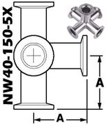 5-WAY Cross, NW40 (NW40-150-5X)