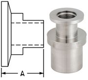 NW40 to 1-1/8"" Test Port NW40-112LD-VE