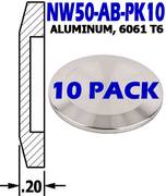 NW50 - Aluminum Blank NW50-AB-PK10