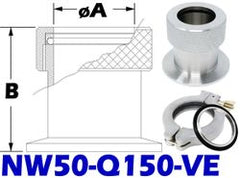 NW50 Quick Coupling To 1-1/2 Tube Size (NW50-Q150-VE)