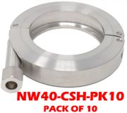 Stainless Hex Nut CNC Clamps Fits NW40 NW40-CSH-PK10