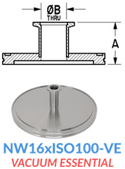 Straight Reducer (NW16xISO160-VE)