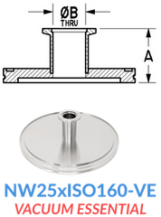 Straight Reducer (NW25xISO160-VE)