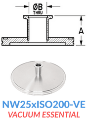 Straight Reducer (NW25xISO200-VE)