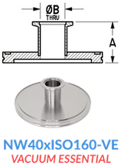 Straight Reducer (NW40xISO160-VE)