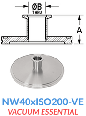 Straight Reducer (NW40xISO200-VE)