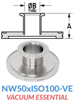 Straight Reducer (NW50xISO100-VE)