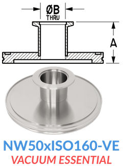 Straight Reducer (NW50xISO160-VE)