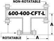 Tee, 6.00" OD Conflat (Long) 600-400-CFT-L